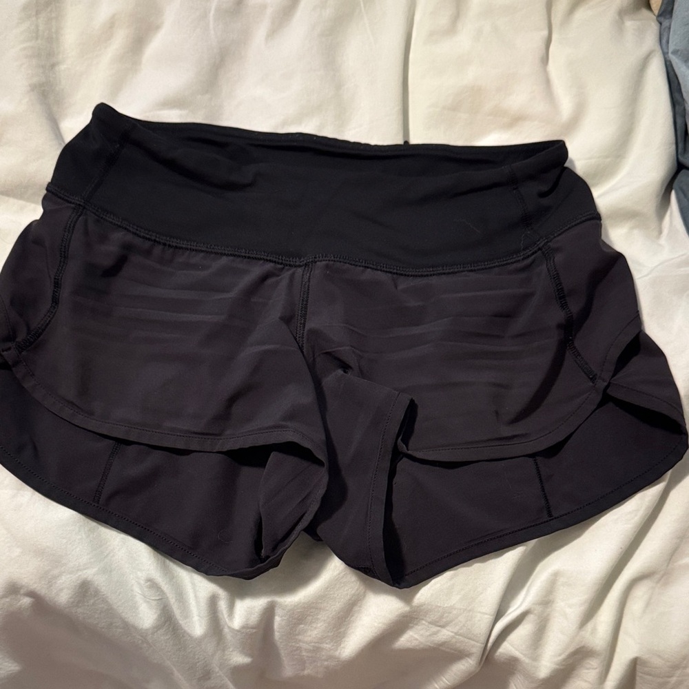 lululemon athletica Women's Black Athletic Shorts